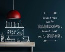 When It Rains Quotes Wall  Art Stickers